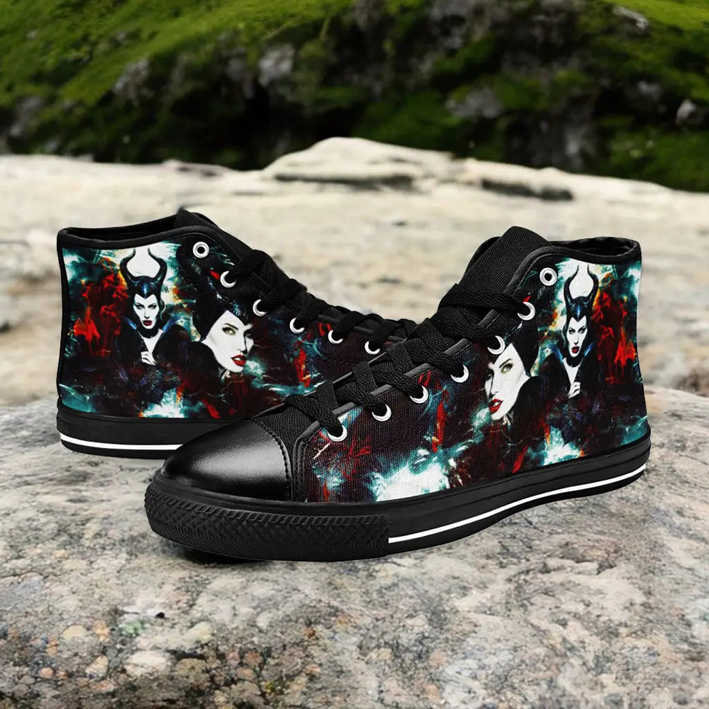 Maleficent Princess Aurora Custom High Top Sneakers Shoes