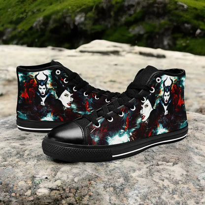 Maleficent Princess Aurora Custom High Top Sneakers Shoes