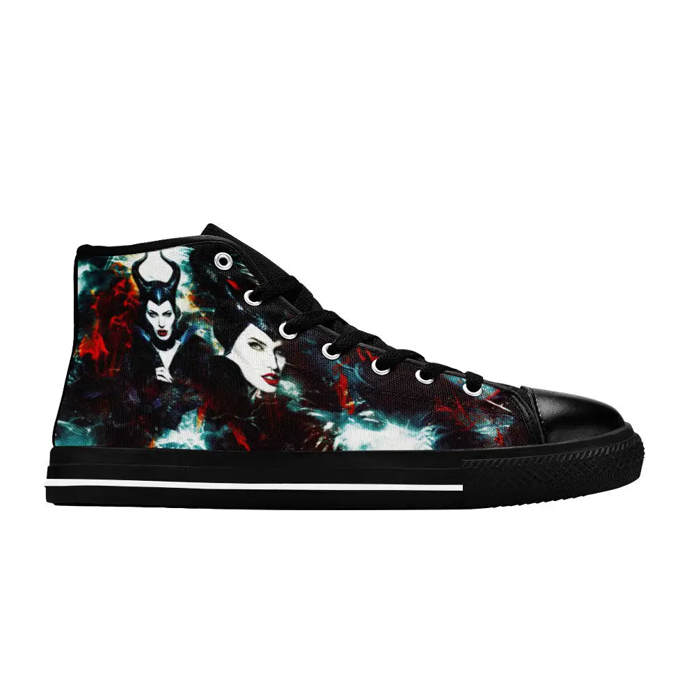 Maleficent Princess Aurora Custom High Top Sneakers Shoes