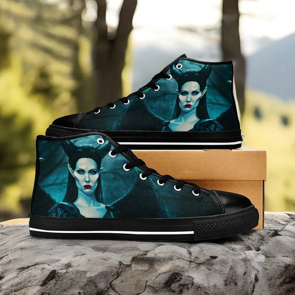 Maleficent Princess Aurora Custom High Top Sneakers Shoes