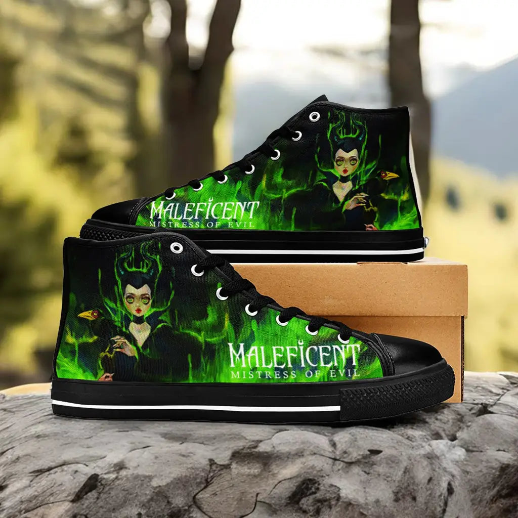 Maleficent Princess Aurora Custom High Top Sneakers Shoes