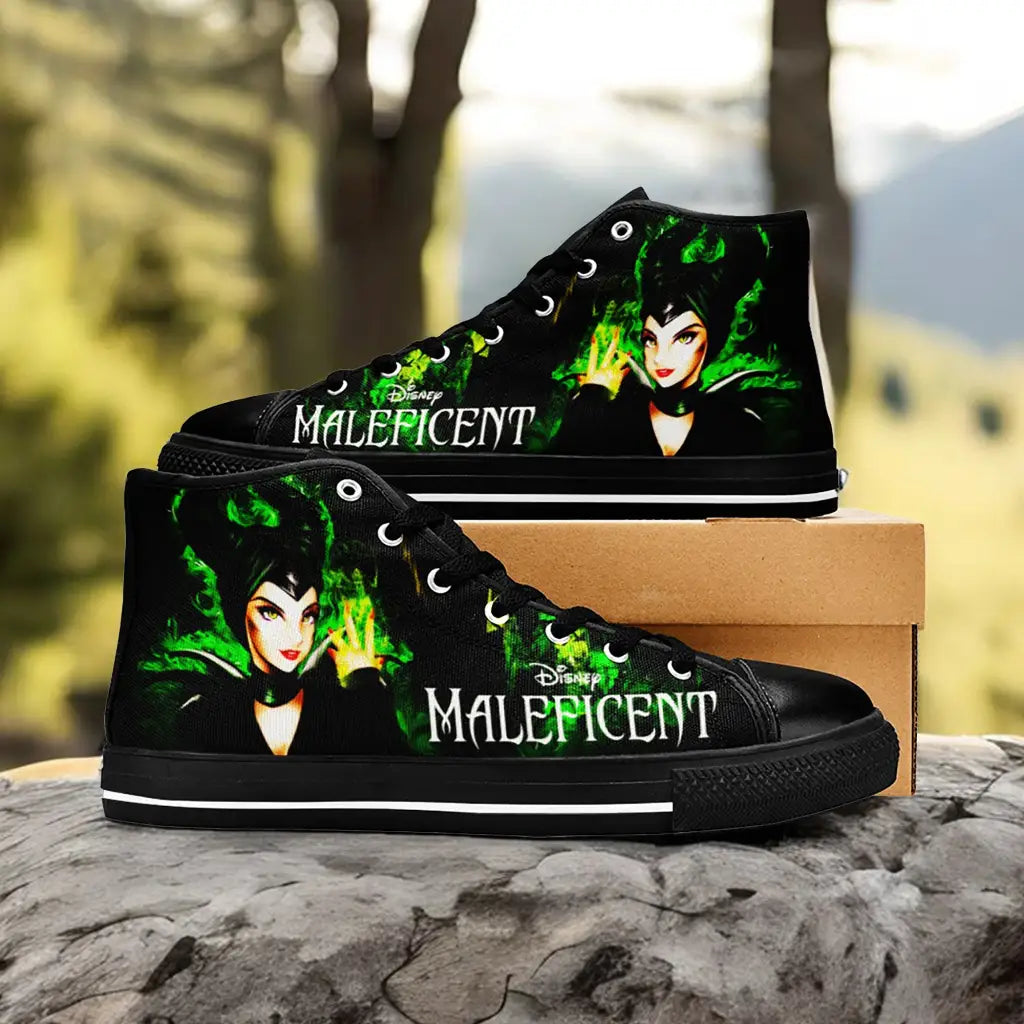 Maleficent Princess Aurora Custom High Top Sneakers Shoes