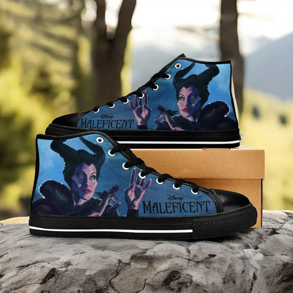 Maleficent Princess Aurora Custom High Top Sneakers Shoes