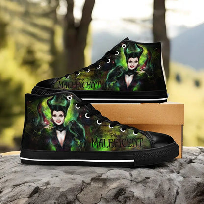 Maleficent Princess Aurora Custom High Top Sneakers Shoes