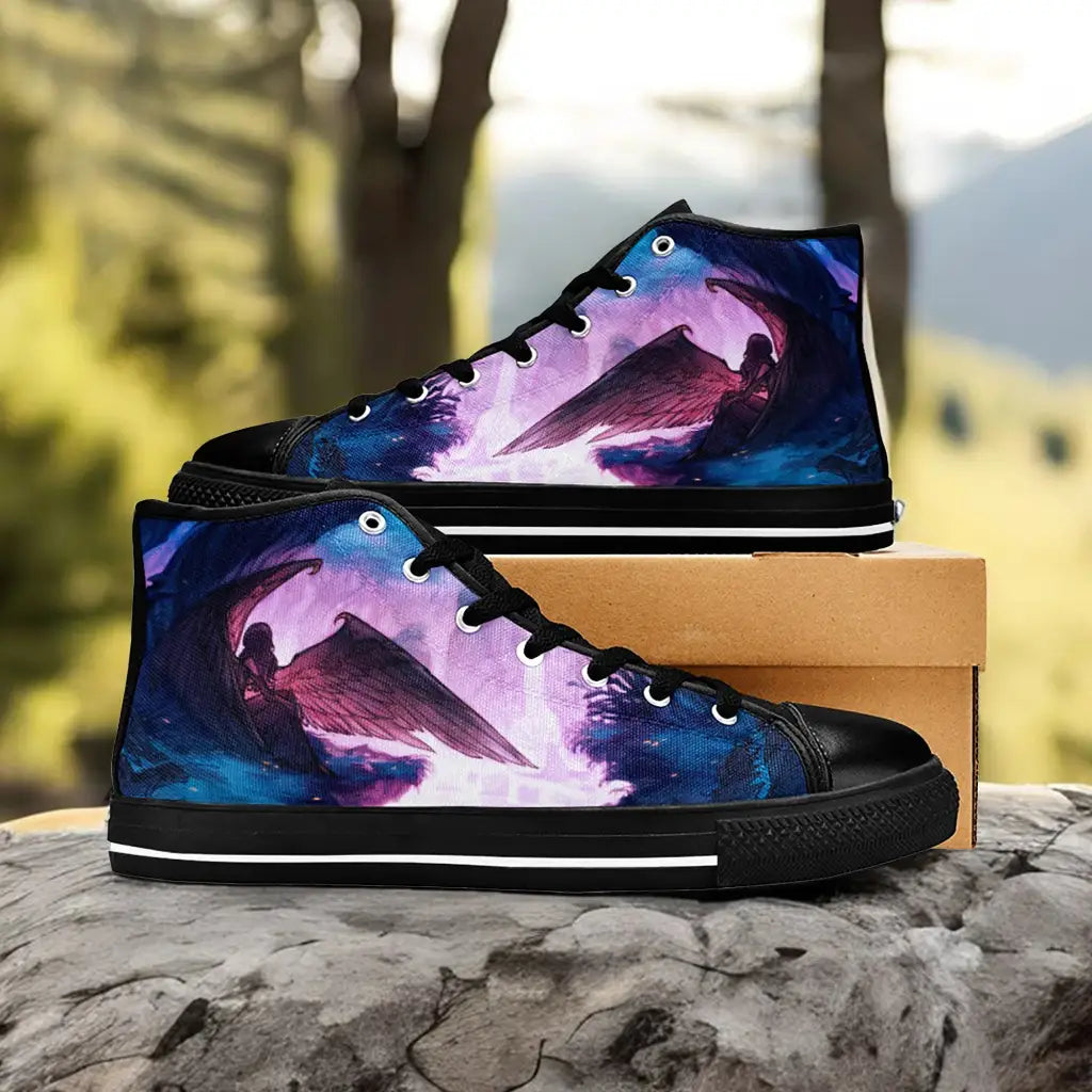 Maleficent Princess Aurora Custom High Top Sneakers Shoes