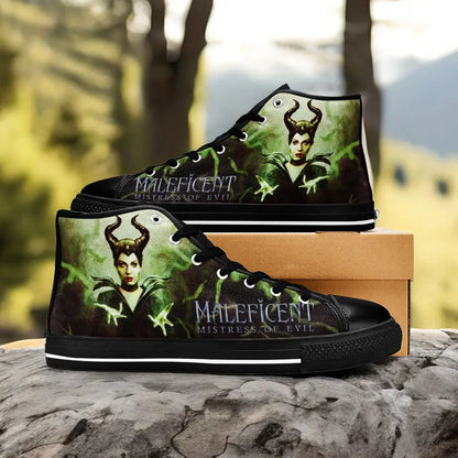 Maleficent Princess Aurora Custom High Top Sneakers Shoes