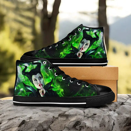 Maleficent Princess Aurora Custom High Top Sneakers Shoes