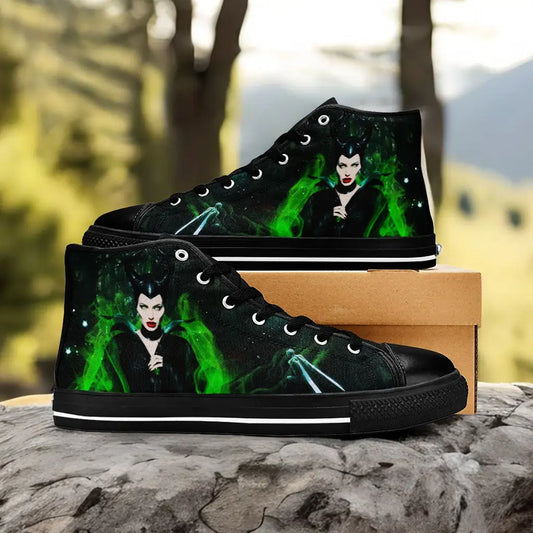 Maleficent Princess Aurora Custom High Top Sneakers Shoes