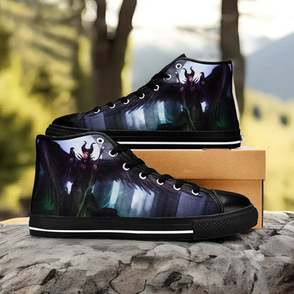 Maleficent Princess Aurora Custom High Top Sneakers Shoes