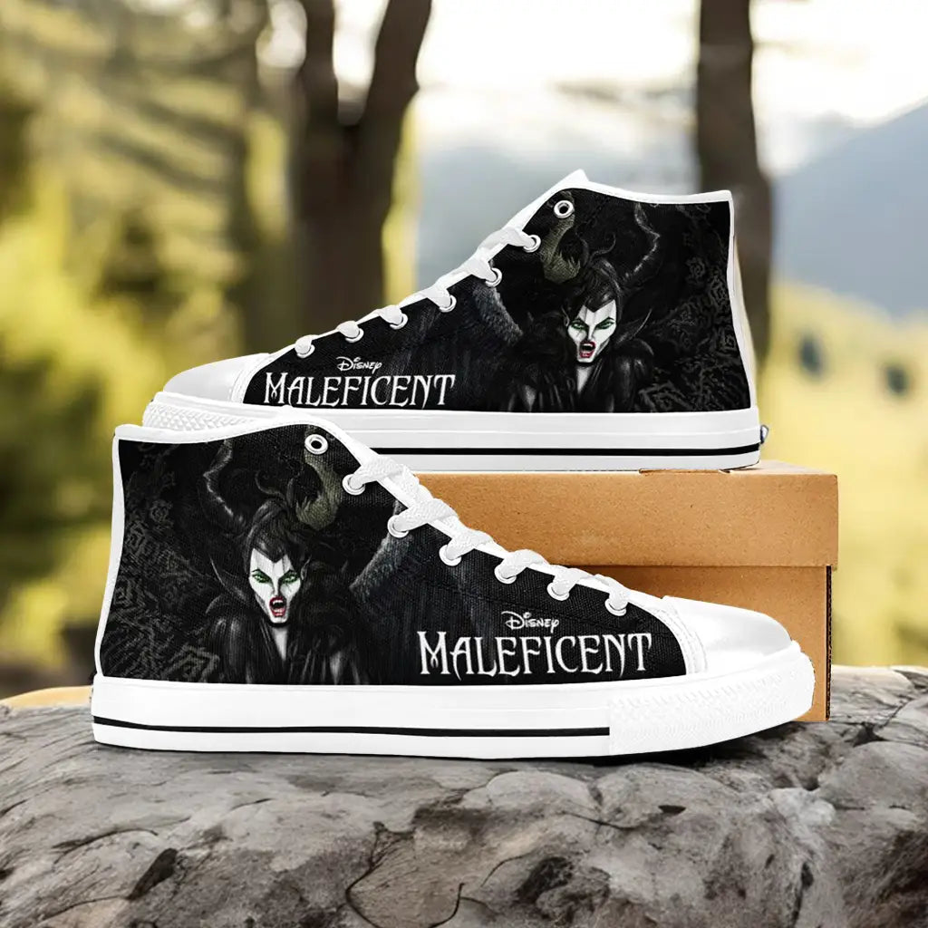 Maleficent Princess Aurora Custom High Top Sneakers Shoes