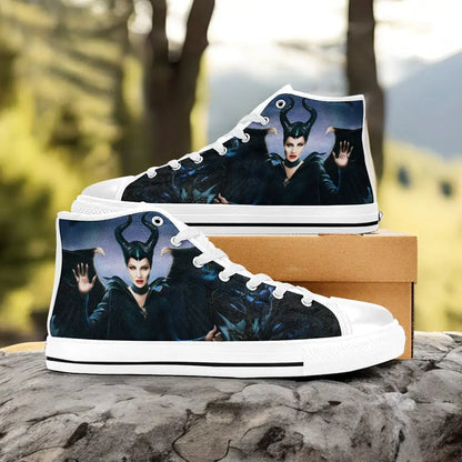 Maleficent Princess Aurora Custom High Top Sneakers Shoes