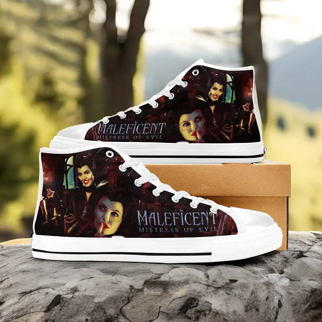 Maleficent Princess Aurora Custom High Top Sneakers Shoes