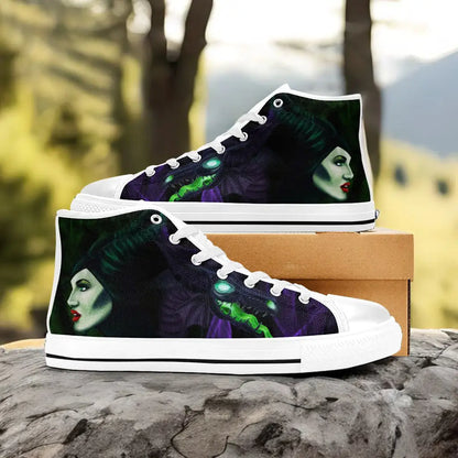 Maleficent Princess Aurora Custom High Top Sneakers Shoes