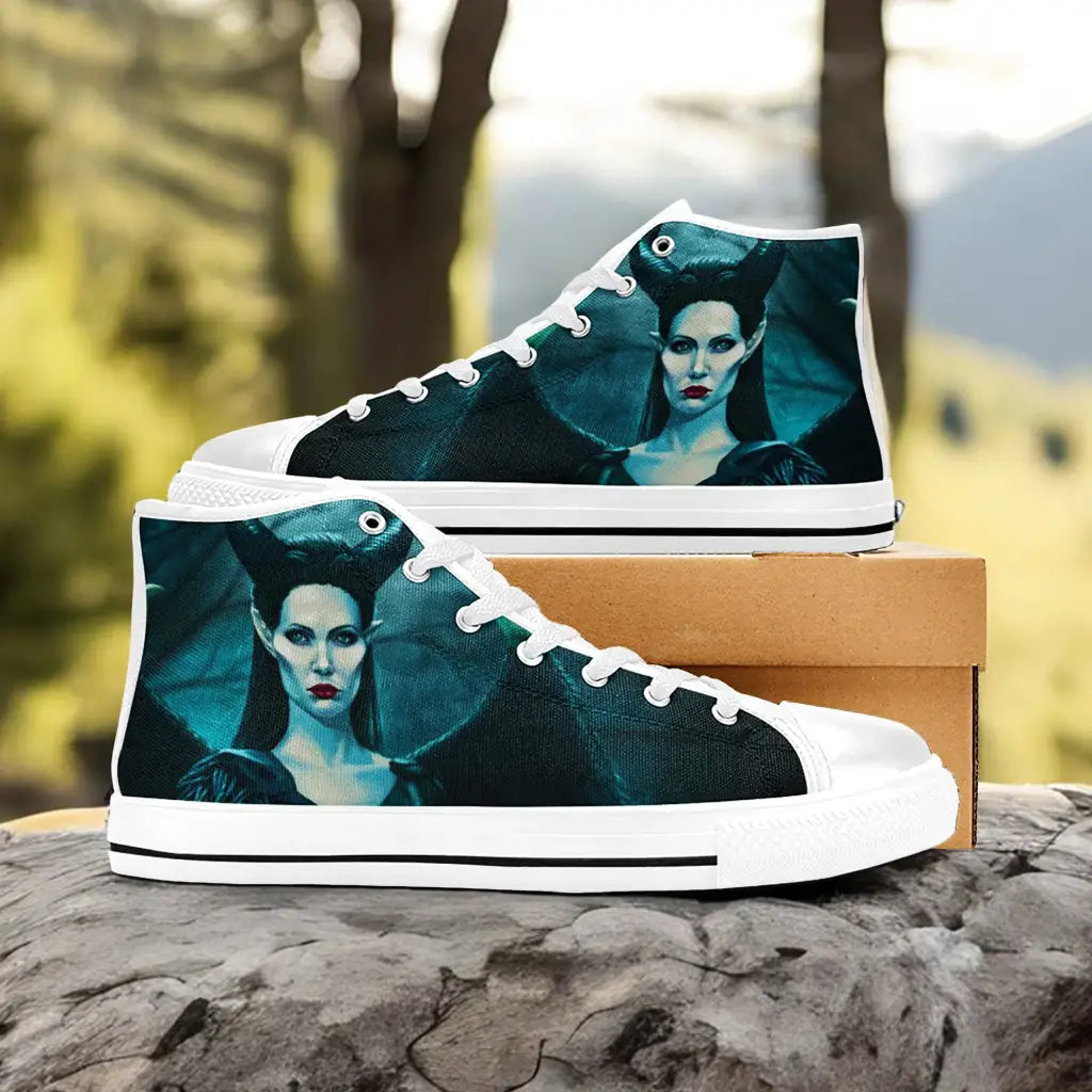 Maleficent Princess Aurora Custom High Top Sneakers Shoes