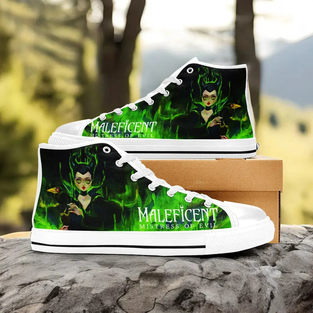 Maleficent Princess Aurora Custom High Top Sneakers Shoes