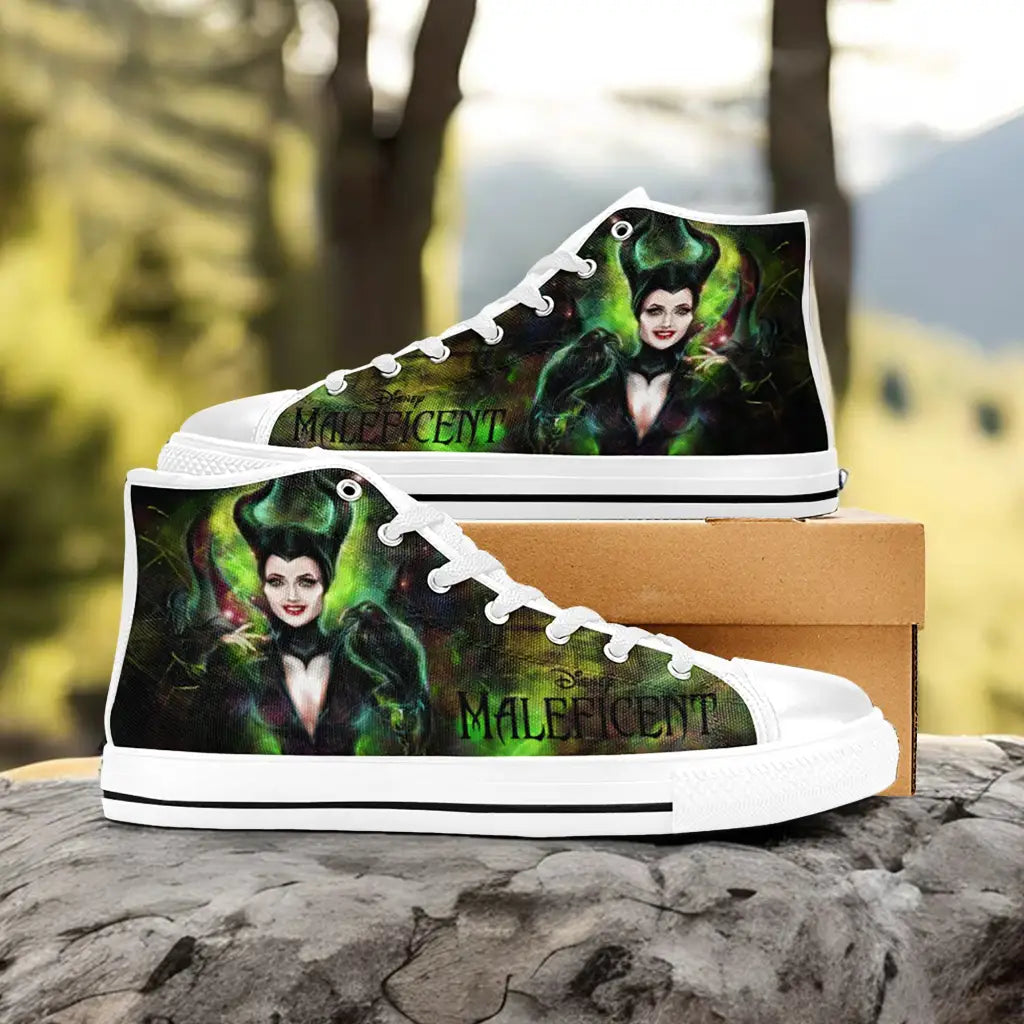 Maleficent Princess Aurora Custom High Top Sneakers Shoes