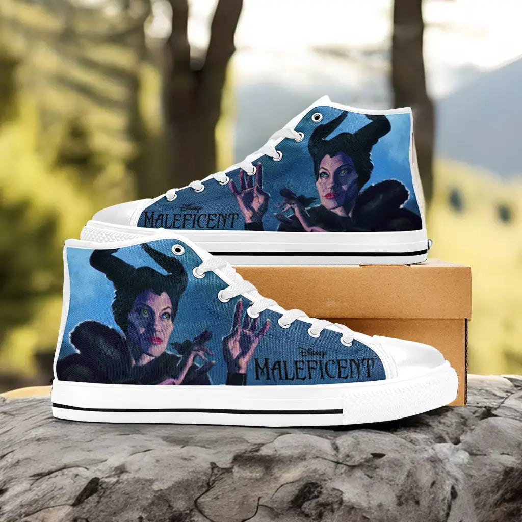 Maleficent Princess Aurora Custom High Top Sneakers Shoes