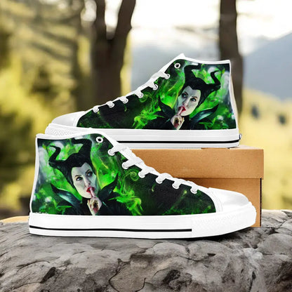 Maleficent Princess Aurora Custom High Top Sneakers Shoes