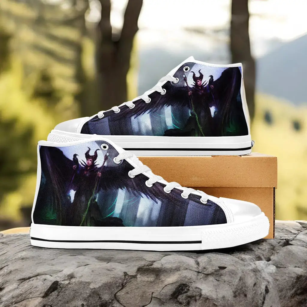 Maleficent Princess Aurora Custom High Top Sneakers Shoes