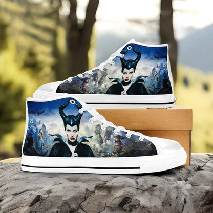 Maleficent Princess Aurora Custom High Top Sneakers Shoes