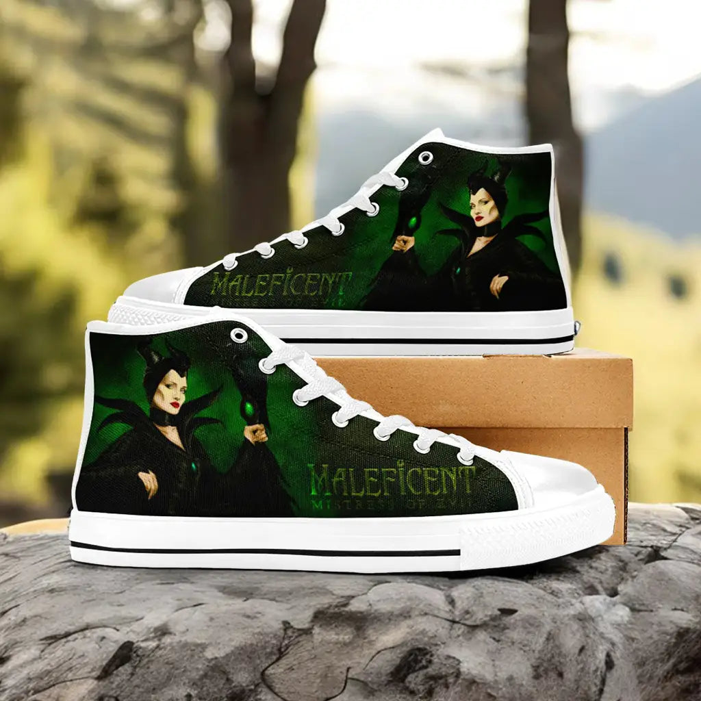 Maleficent Princess Aurora Custom High Top Sneakers Shoes