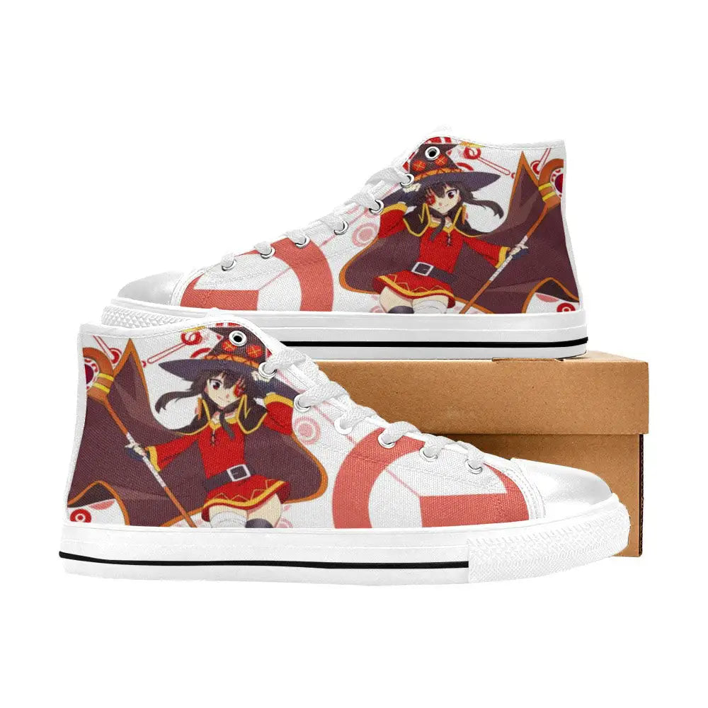 Megumin KonoSuba Kono Subarashii Sekai ni Shukufuku wo Shoes High Top Sneakers