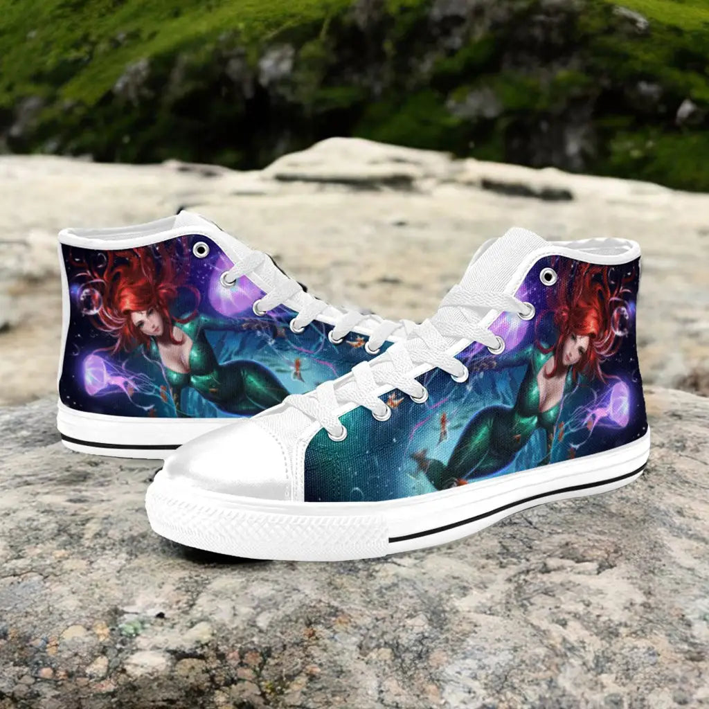 Mera Aquaman Justice League Custom High Top Sneakers Shoes