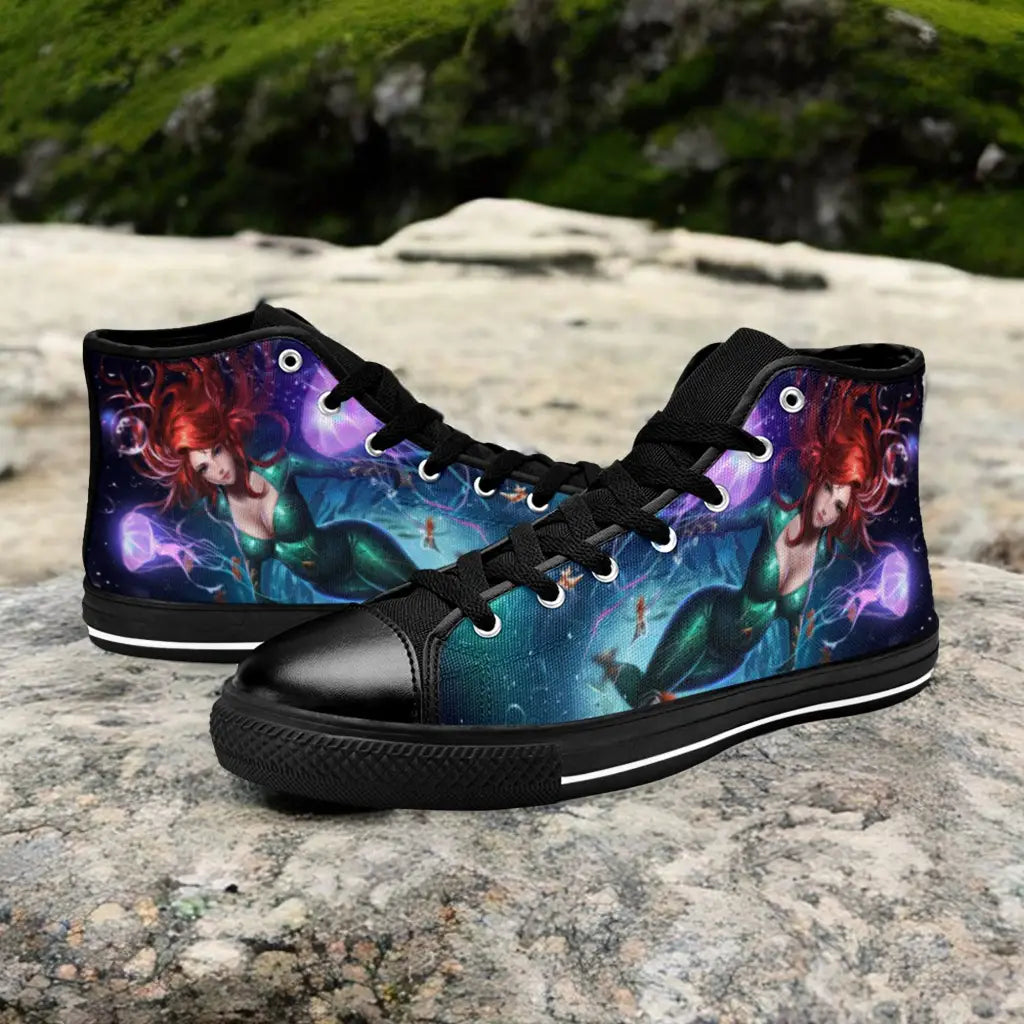 Mera Aquaman Justice League Custom High Top Sneakers Shoes