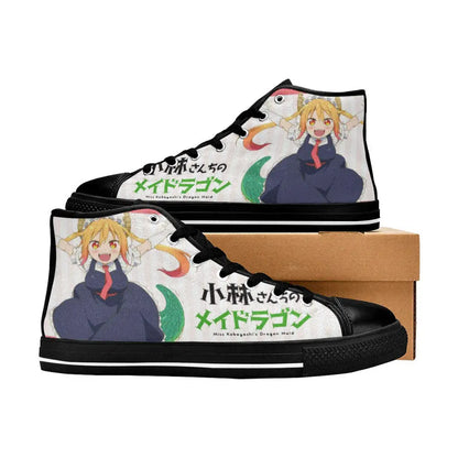 Miss Kobayashi Dragon Maid Shoes High Top Sneakers