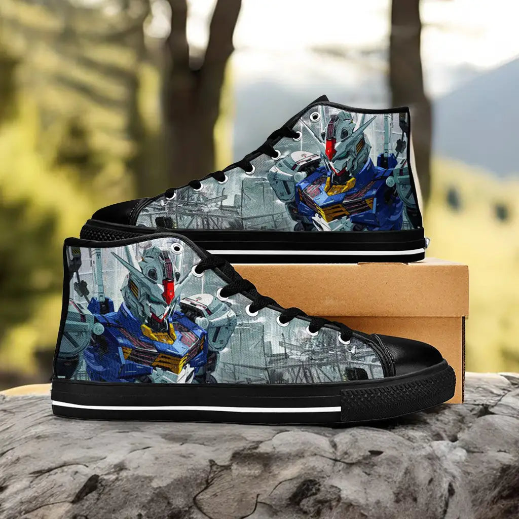 Mobile Suit Gundam Custom High Top Sneakers Shoes
