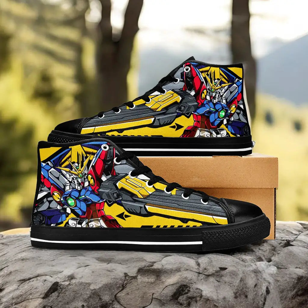 Mobile Suit Gundam Custom High Top Sneakers Shoes