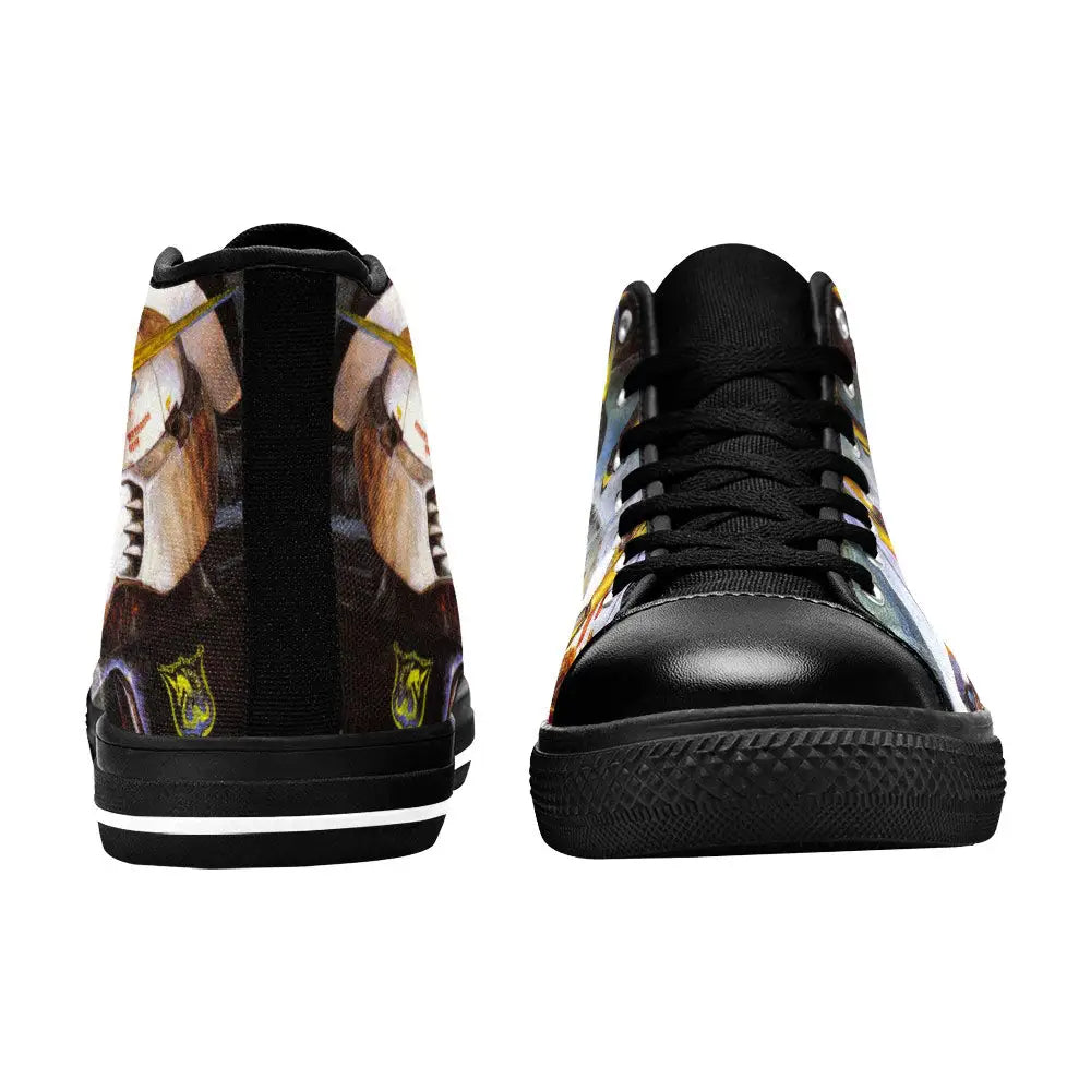 Mobile Suit Gundam Custom High Top Sneakers Shoes