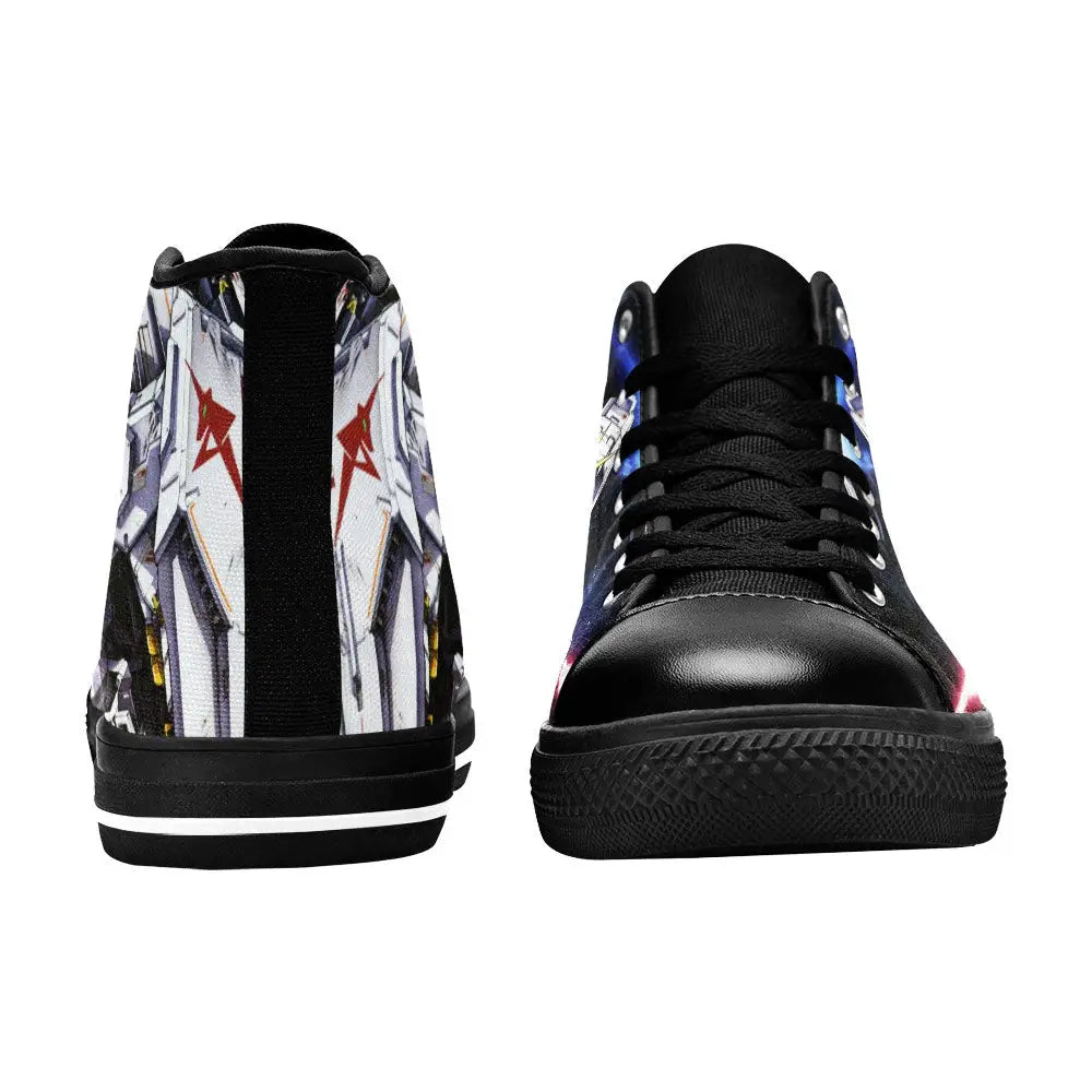 Mobile Suit Gundam Custom High Top Sneakers Shoes