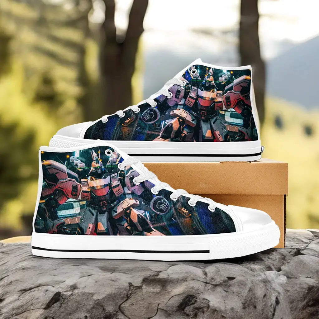 Mobile Suit Gundam Custom High Top Sneakers Shoes