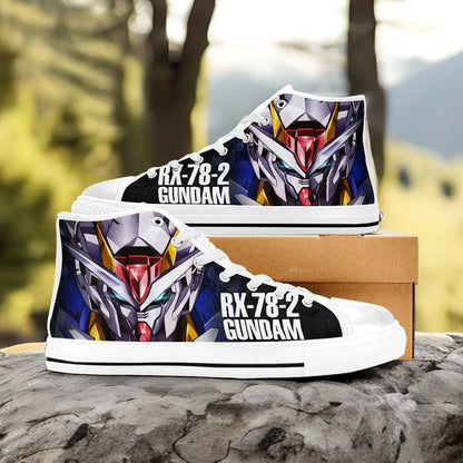 Mobile Suit Gundam Custom High Top Sneakers Shoes