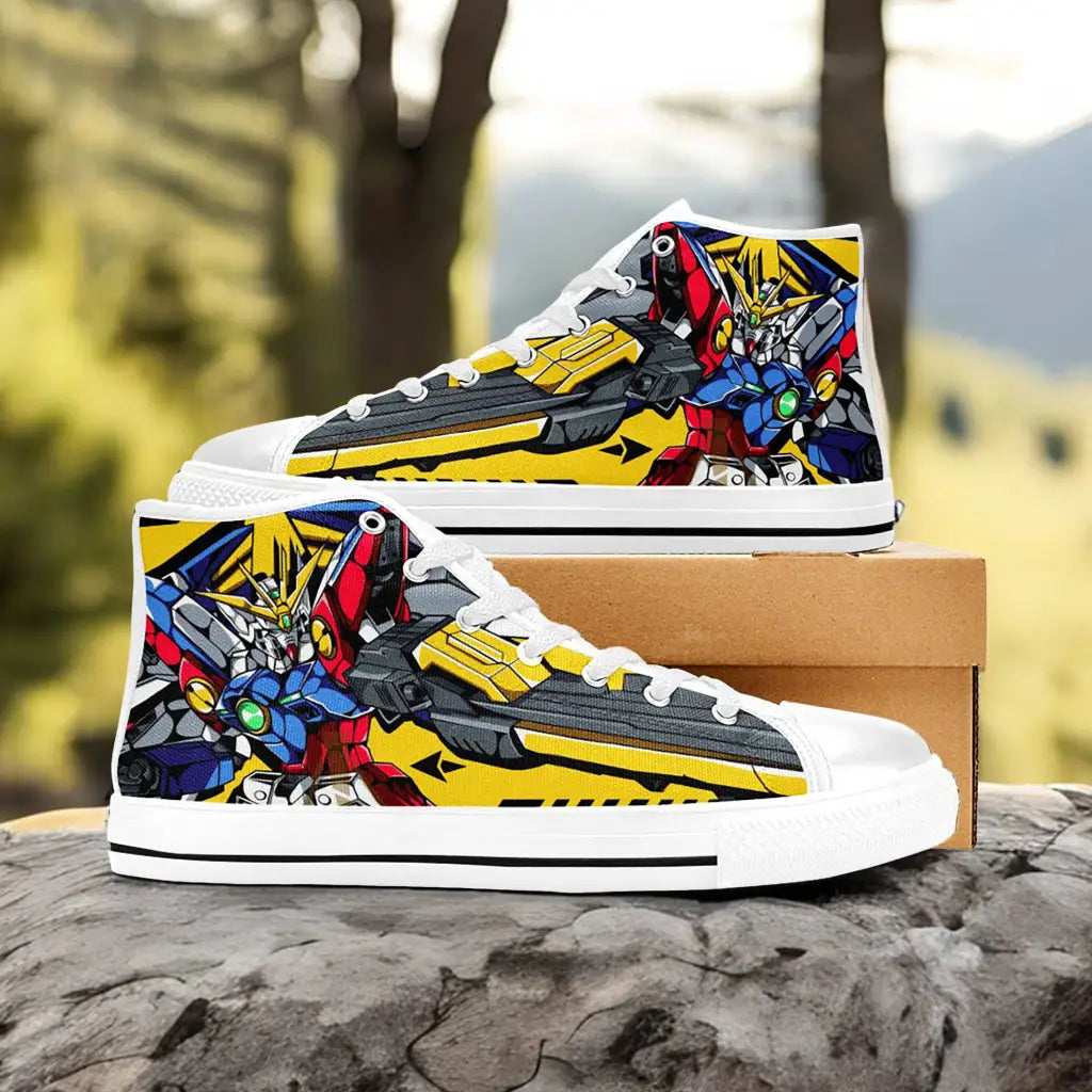 Mobile Suit Gundam Custom High Top Sneakers Shoes