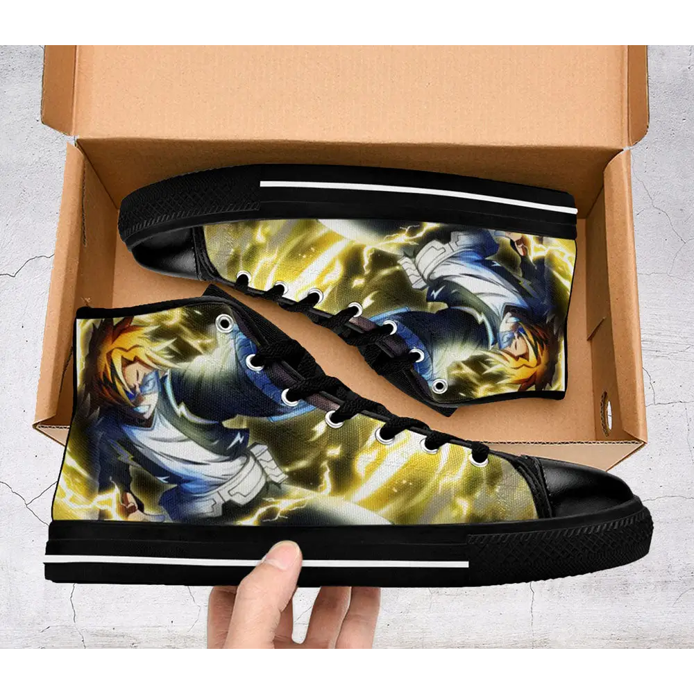 My Hero Academia Denki Kaminari Custom High Top Sneakers Shoes