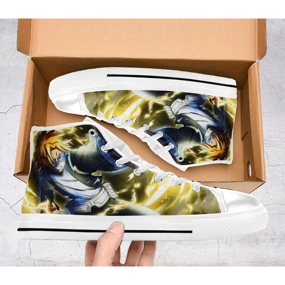 My Hero Academia Denki Kaminari Custom High Top Sneakers Shoes