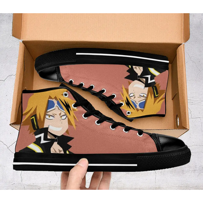 My Hero Academia Denki Kaminari Custom High Top Sneakers Shoes