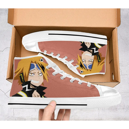 My Hero Academia Denki Kaminari Custom High Top Sneakers Shoes