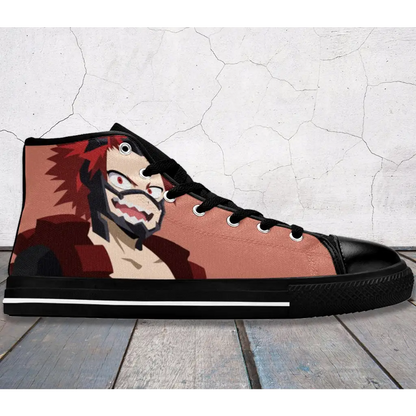 My Hero Academia Eijiro Kirishima Custom High Top Sneakers Shoes