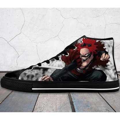 My Hero Academia Eijiro Kirishima Custom High Top Sneakers Shoes