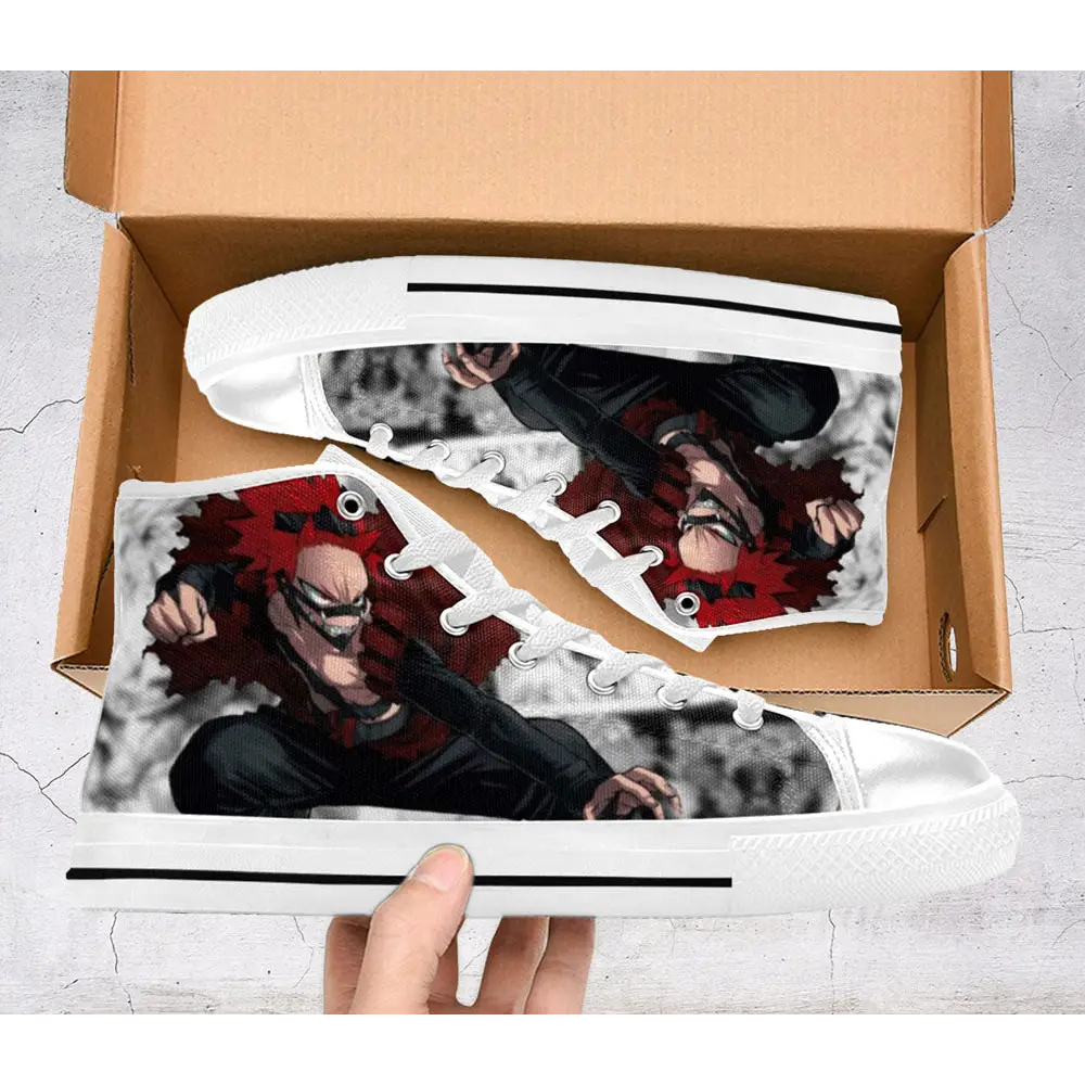 My Hero Academia Eijiro Kirishima Custom High Top Sneakers Shoes