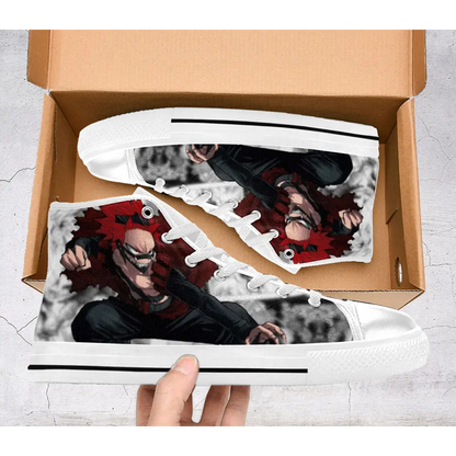 My Hero Academia Eijiro Kirishima Custom High Top Sneakers Shoes