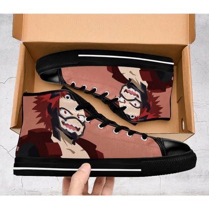 My Hero Academia Eijiro Kirishima Custom High Top Sneakers Shoes