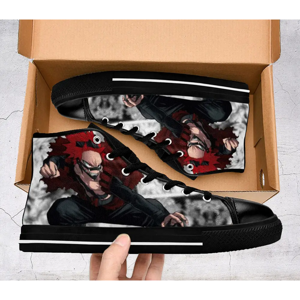 My Hero Academia Eijiro Kirishima Custom High Top Sneakers Shoes