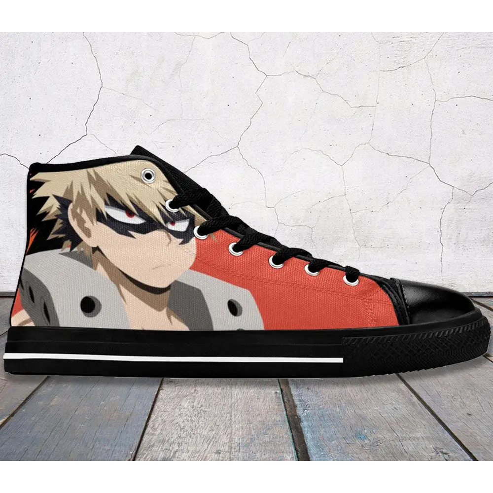 Boku No Hero Accademia Katsuki Bakugo Custom High Top Sneakers Shoes