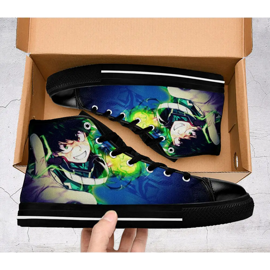 My Hero Academia Deku Izuku Midoriya Custom High Top Sneakers Shoes