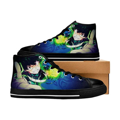 My Hero Academia Deku Izuku Midoriya Custom High Top Sneakers Shoes