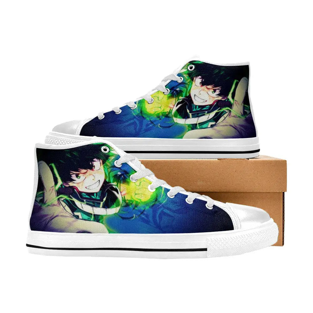 My Hero Academia Deku Izuku Midoriya Custom High Top Sneakers Shoes